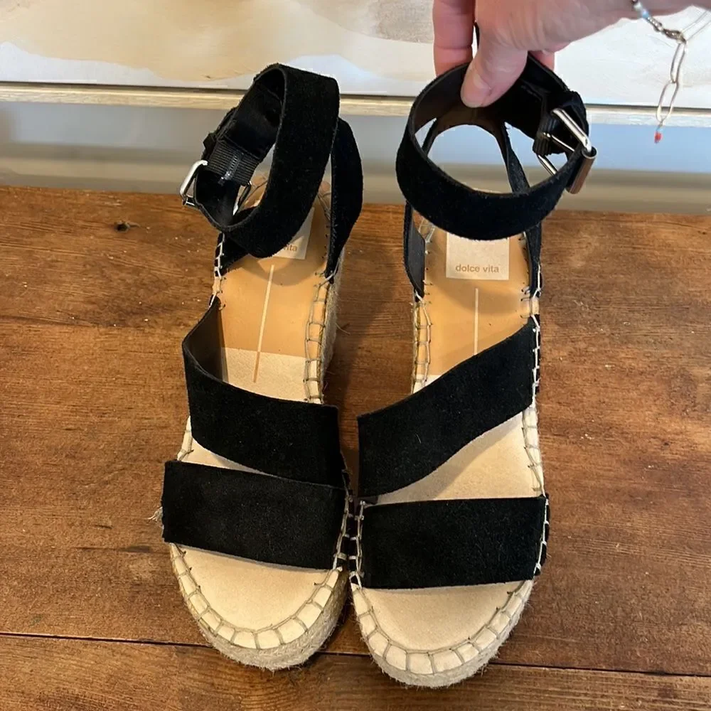 Dolce Vita espadrille wedge sandals